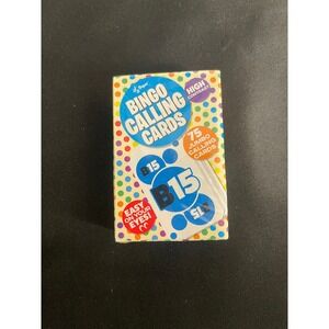Regal Games Bingo Calling Cards 75 Jumbo High Contrast Large Print Deck 2021 NEW